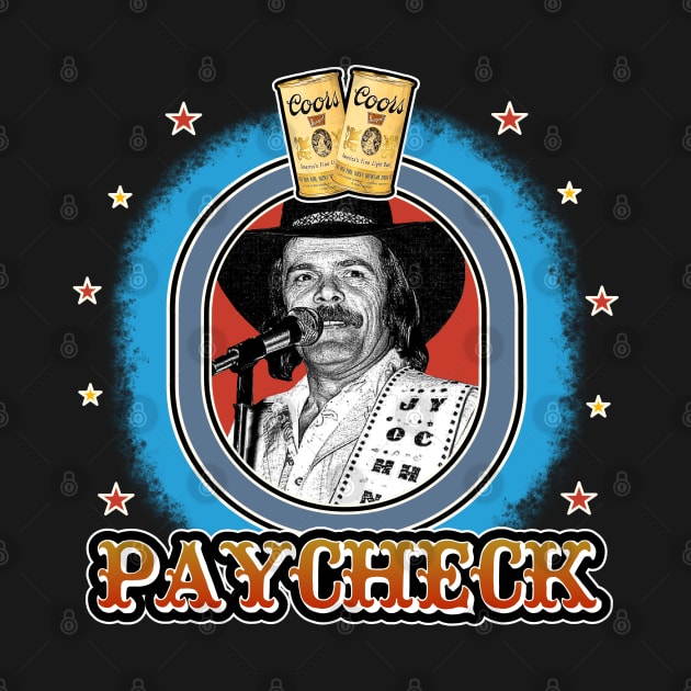 Retro Tour Style Johnny Paycheck by darklordpug