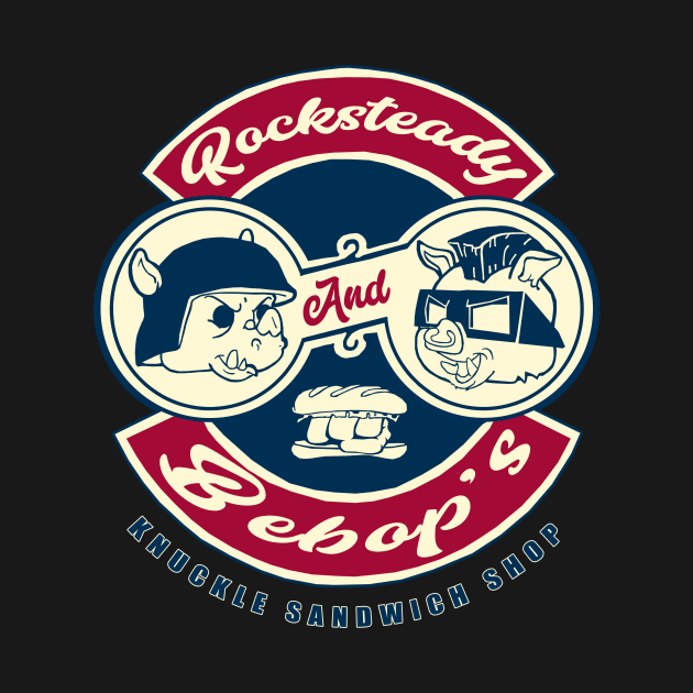 Rocksteady & Bebop's Knuckle Sandwich Shop by VaultOfPersonalityComics