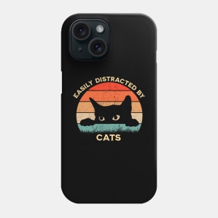 Easily Distracted By Cat Phone Case