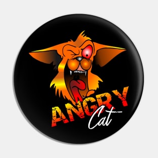 Angry Cat Pin