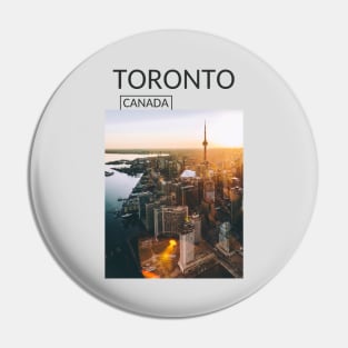 Toronto Ontario Canada Cityscape Skyline Sunset Gift for Canadian Canada Day Present Souvenir T-shirt Hoodie Apparel Mug Notebook Tote Pillow Sticker Magnet Pin
