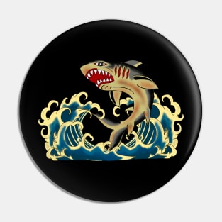 Jumping Shark Pin