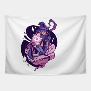 Anime Witch Girl Tapestry