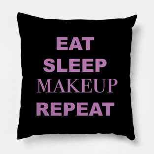 makeup pink Pillow