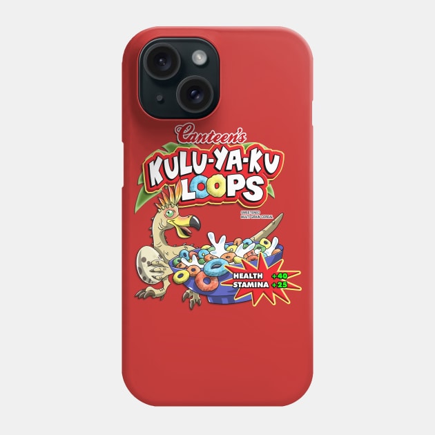 Kulu-Ya-Ku Loops Cereal Phone Case by CCDesign