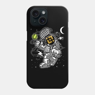 Astronaut Tennis Binance BNB Coin To The Moon Crypto Token Cryptocurrency Blockchain Wallet Birthday Gift For Men Women Kids Phone Case