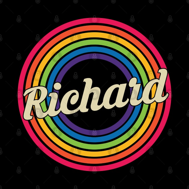 Richard - Retro Rainbow Style by MaydenArt