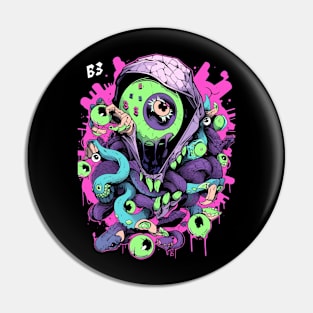 Eyes of horror Pin