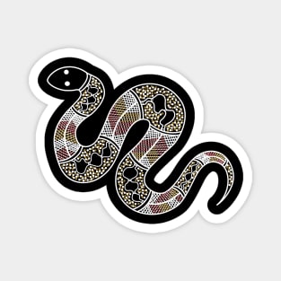 Aboriginal Art - Snake Magnet