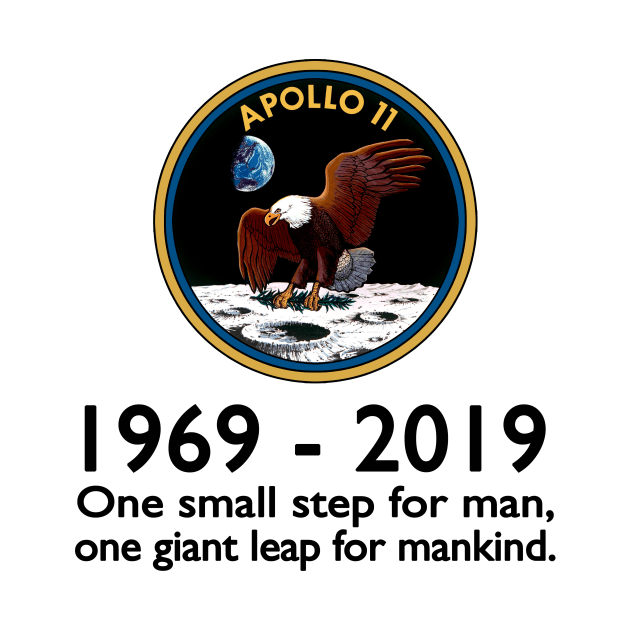 Apollo 11 Moon Landing 50th Anniversary by SeattleDesignCompany