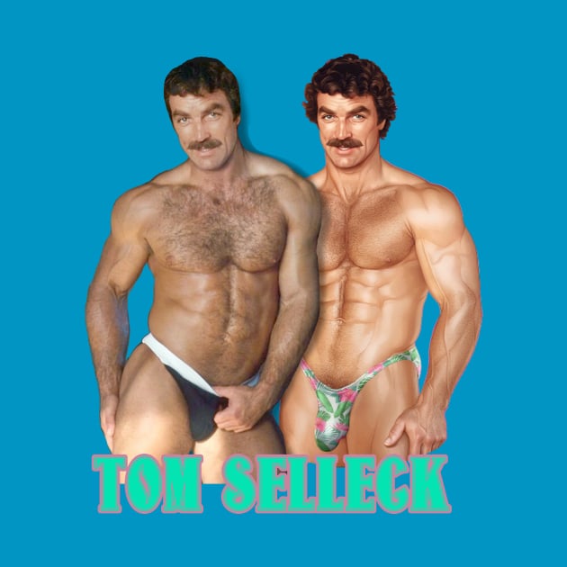 Tom Selleck 80s Hot Sexy by huskaria