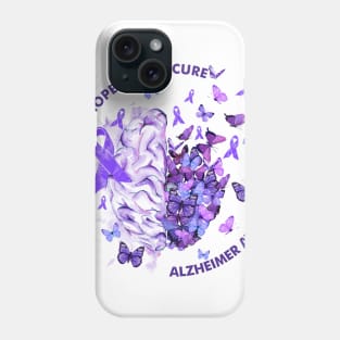 Alzheimer Awareness Spread The Hope Find A Cure Phone Case