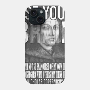 Use your brain - Copernicus Phone Case