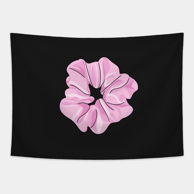 Pink Scrunchie Tapestry by OneThreeSix