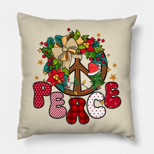 Peace on Earth Christmas Pillow