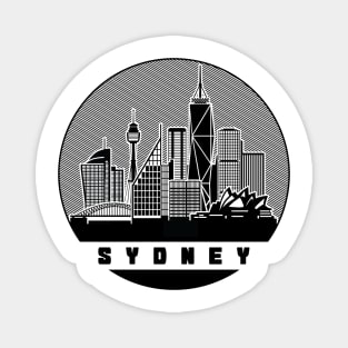 Sydney Australia Skyline Magnet