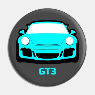 Porsche 911 GT3 Miami Blue Pin