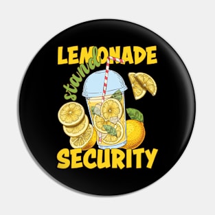 Lemonade Stand Security Lemon Juice Summer Refreshing Pin