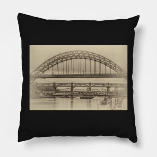 The Bridges that cross the Tyne river Pillow