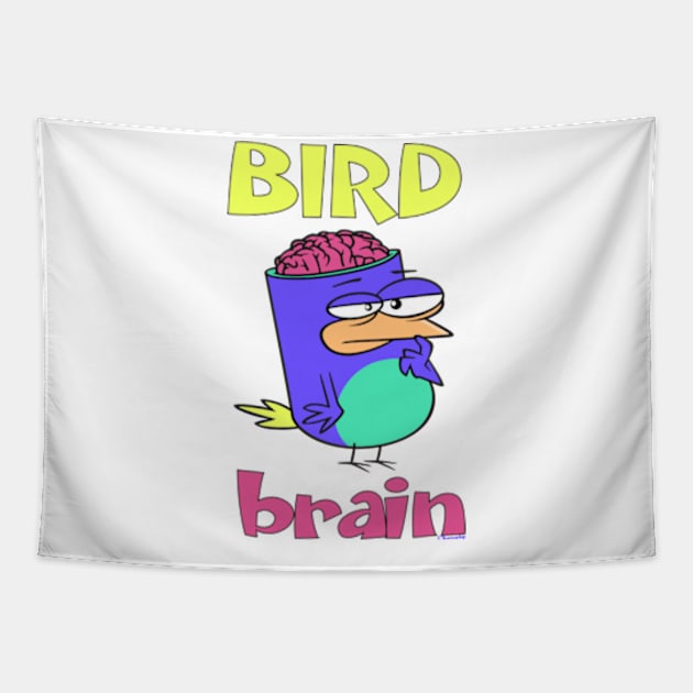 Birdbrain Design for Bird Lovers Tapestry by ConCept