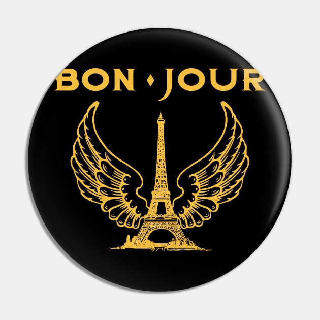 Bon Jour Pin by Badlabs