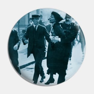 Emmeline Pankhurst (Arrested) Pin