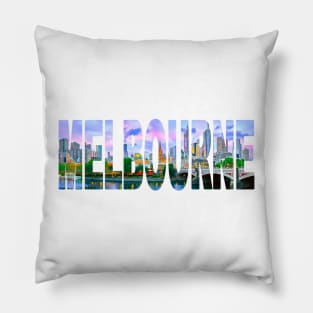 MELBOURNE - Victoria Australia Sunset Pillow