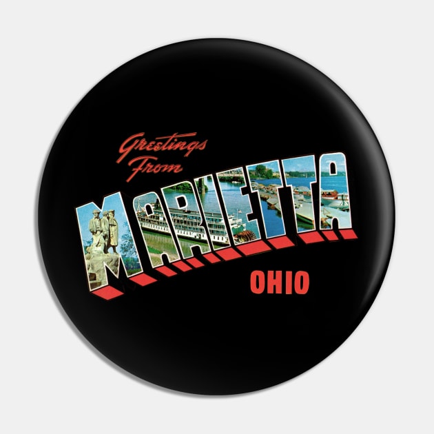 Greetings from Marietta Ohio Pin by reapolo