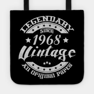 Legendary Since 1968. Vintage All Original Parts Tote