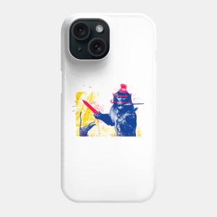 Absurd Monkey with a Knife Phone Case