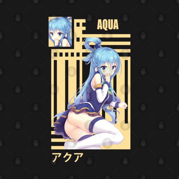 aqua konosuba by ANIME FANS