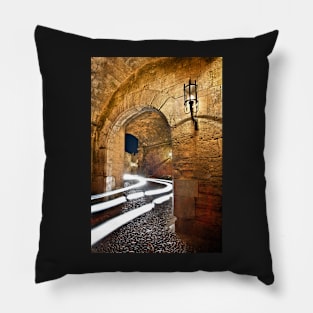 Medieval Traffic - Rhodes island Pillow