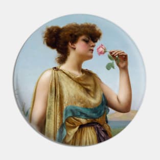 The Fragrant Rose by John William Godward Pin