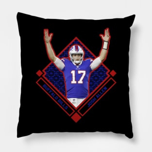 Josh Allen Diamond Style Pillow