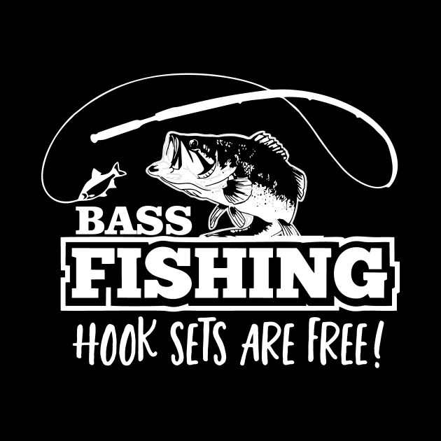 Bass Fishing Hook Set Lure Quote Largemouth Funny by Outdoor Strong 