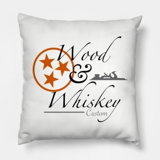 Wood and Whiskey Pillow