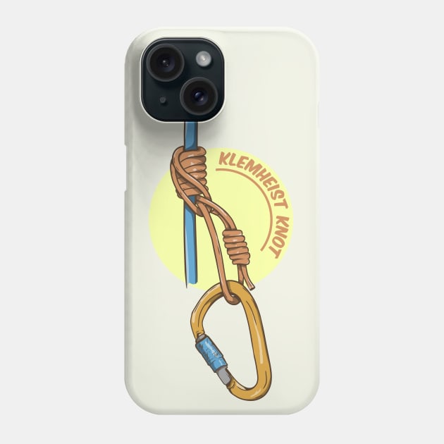 Klemheist Prusik Knot Rock Climbing Phone Case by mailboxdisco