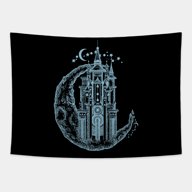 Discover Half Moon Castle Spiritual - Astrology - Tapestry