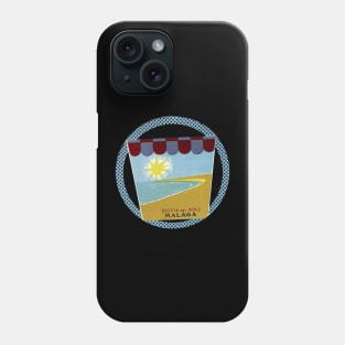 Malaga | Beach life | Andalusia | Travel | Costa del Sol Spain Phone Case