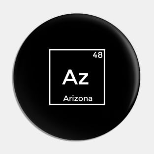 Arizona Periodic Table Element Pin