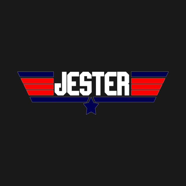 "Jester" 80's action movie design by Yoda