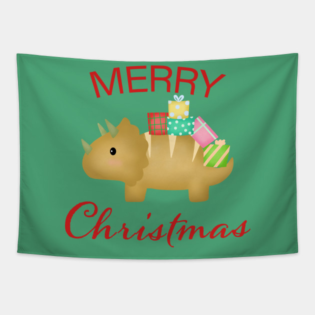 Download Christmas Dino Christmas Dinosaur Tapestry Teepublic