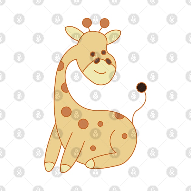 Adorable Giraffer by Duzzi Art