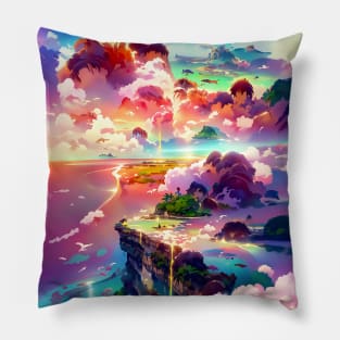 Cliffs of Brand New Colors Pillow