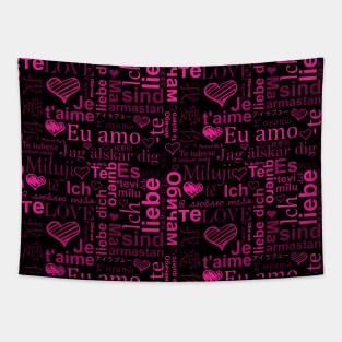 Valentine's Day love in every language Tapestry