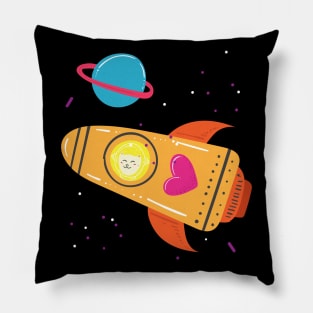 Cat In Space Pillow