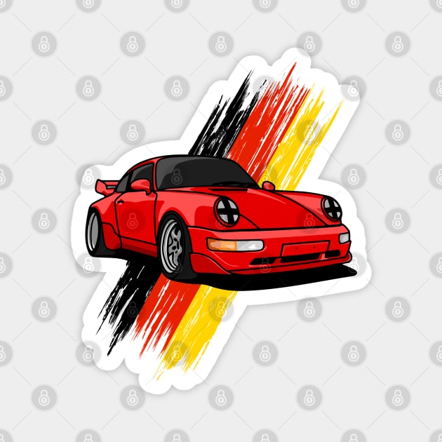 911 turbo Magnet by HSDESIGNS