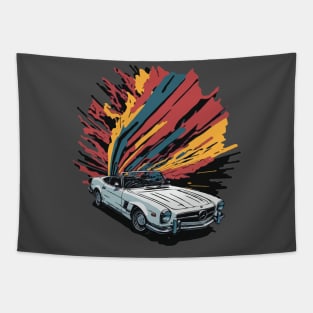 Old Mercedes Vintage Car Tapestry