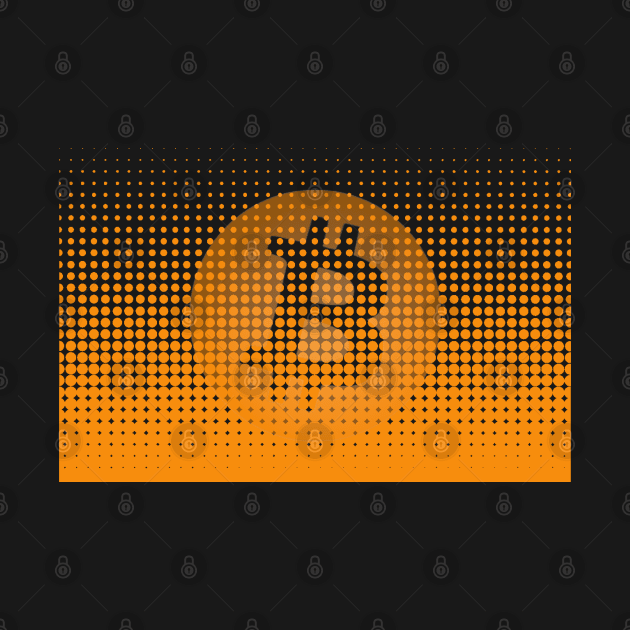 Bitcoin logo effect by Teebee