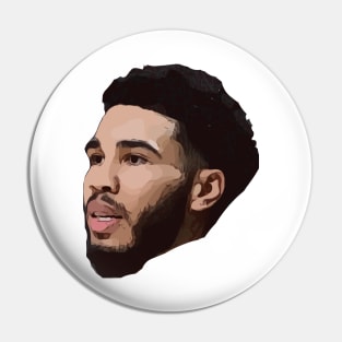 Jason Tatum Vector Art Pin